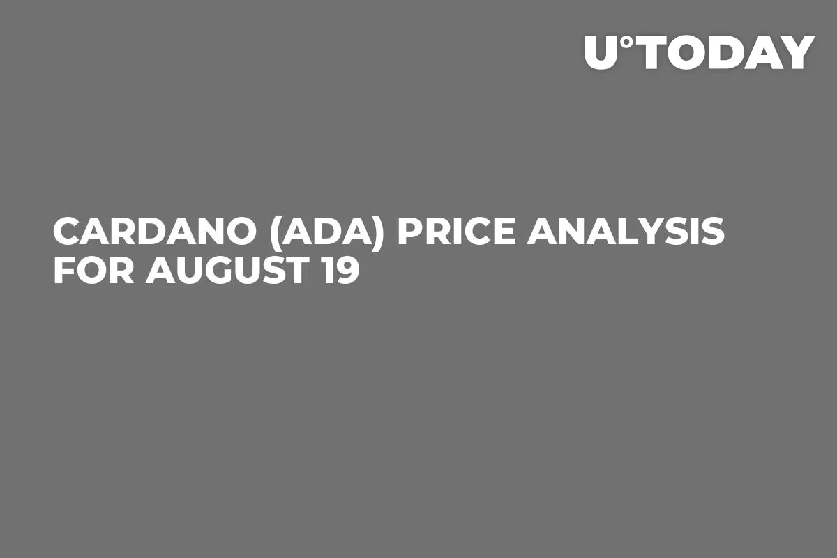 Cardano (ADA) Price Analysis for August 19