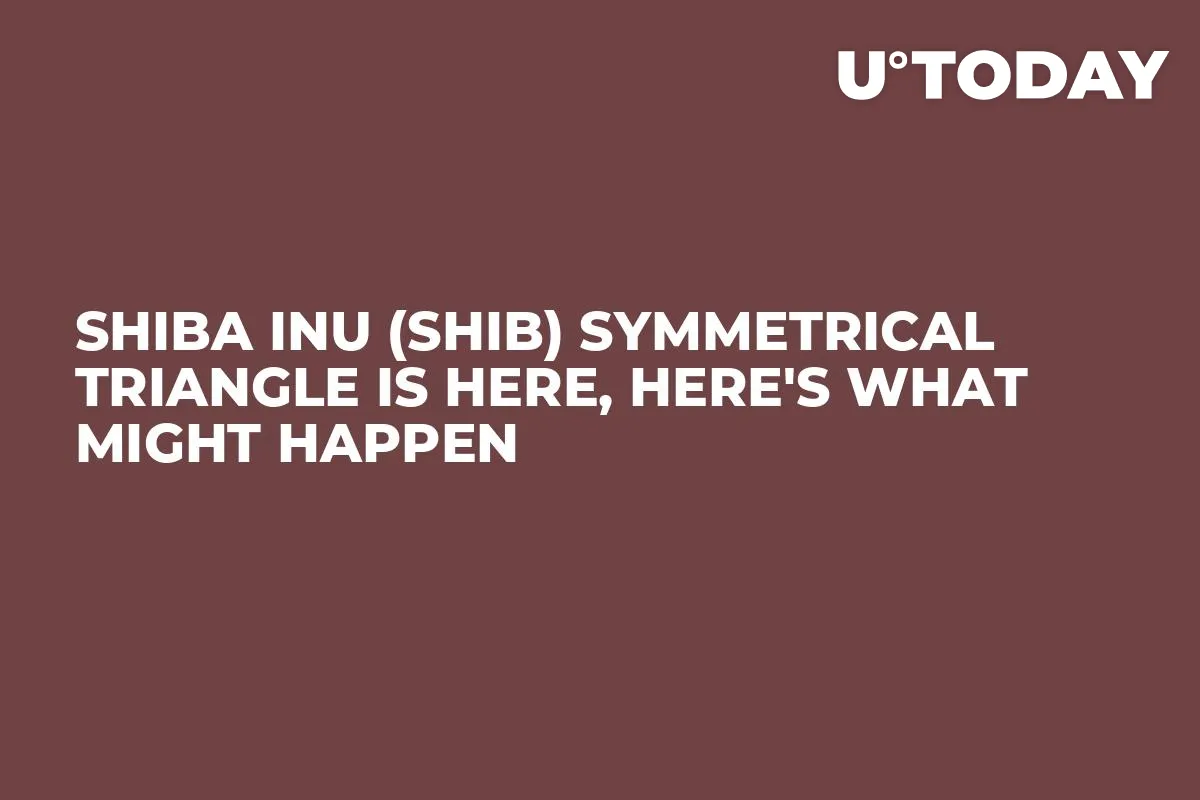 Shiba Inu (SHIB) Symmetrical Triangle Is Here, Here's What Might Happen