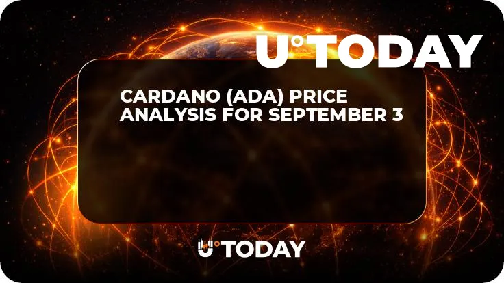 Cardano (ADA) Price Analysis for September 3