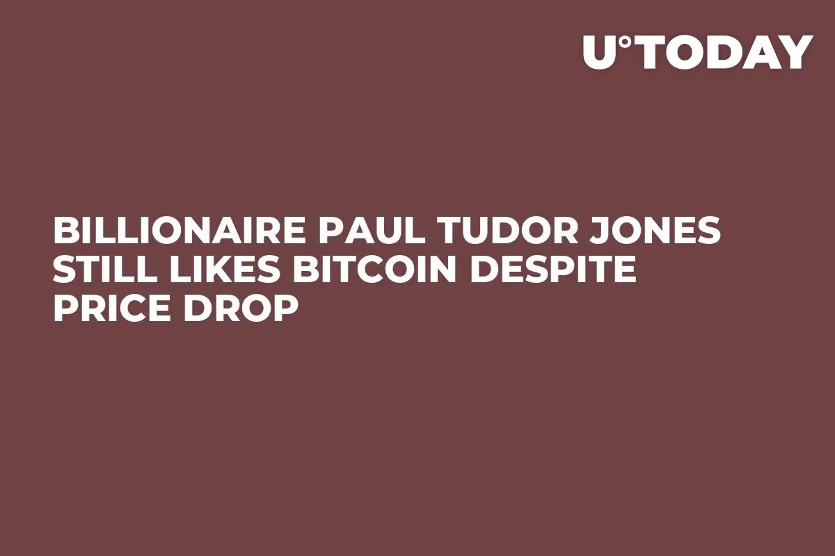 Billionaire Paul Tudor Jones Still Likes Bitcoin Despite Price Drop