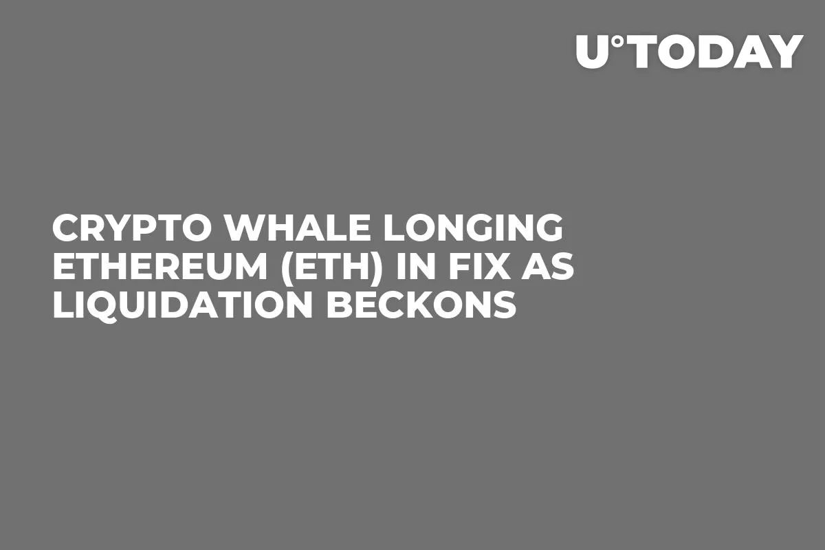 Crypto Whale Longing Ethereum (ETH) in Fix as Liquidation Beckons
