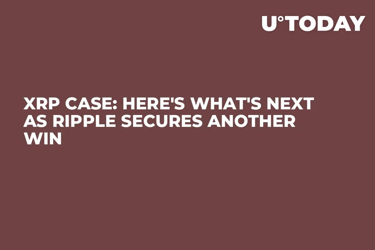 XRP Case: Here's What's Next as Ripple Secures Another Win