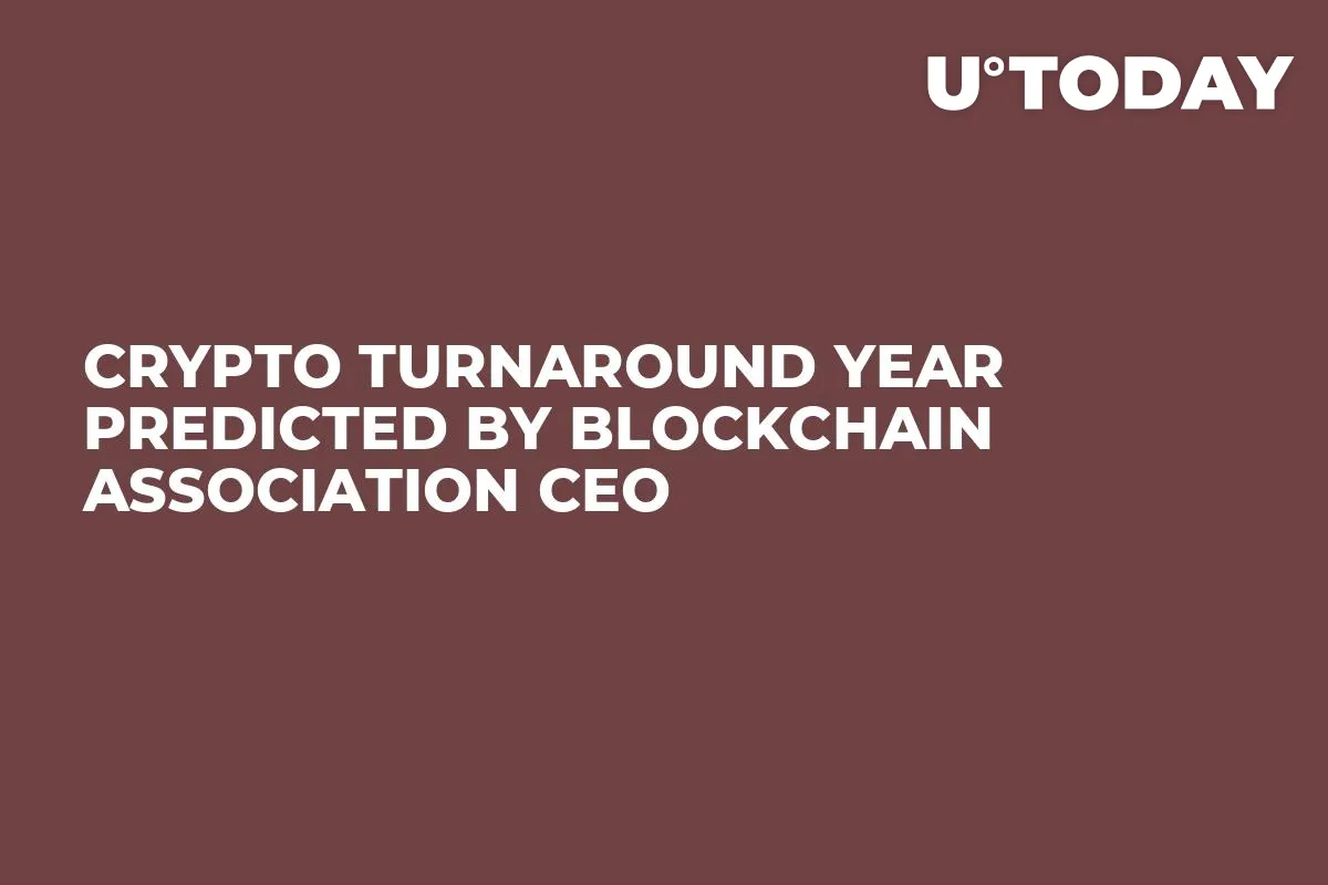 Crypto Turnaround Year Predicted by Blockchain Association CEO