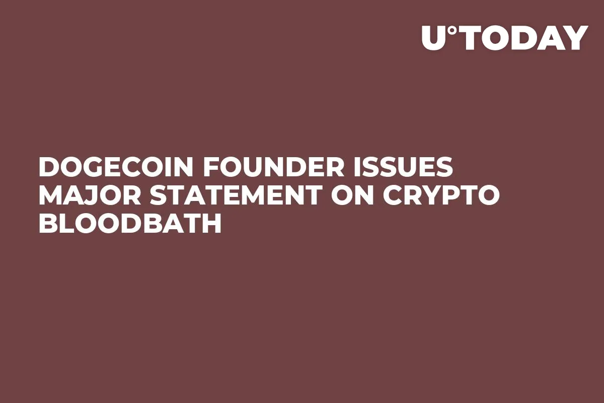 Dogecoin Founder Issues Major Statement on Crypto Bloodbath