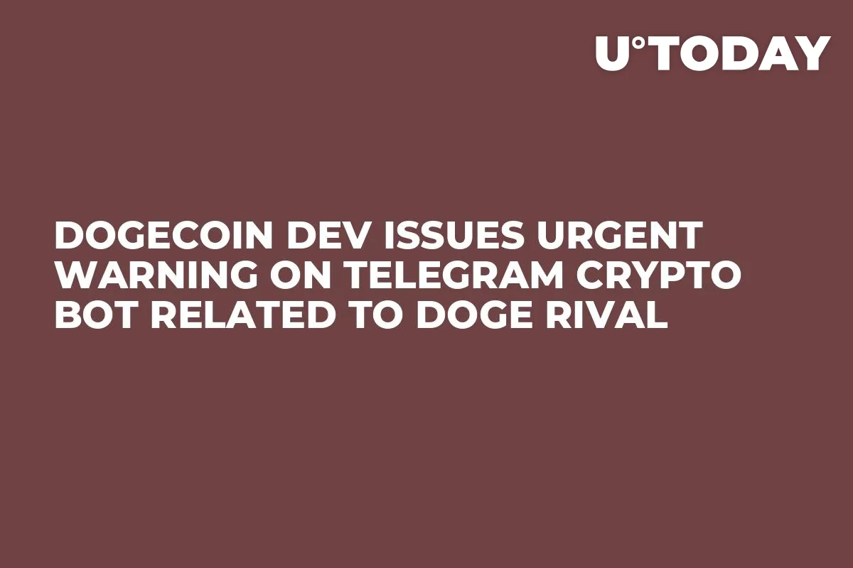 Dogecoin Dev Issues Urgent Warning on Telegram Crypto Bot Related to DOGE Rival