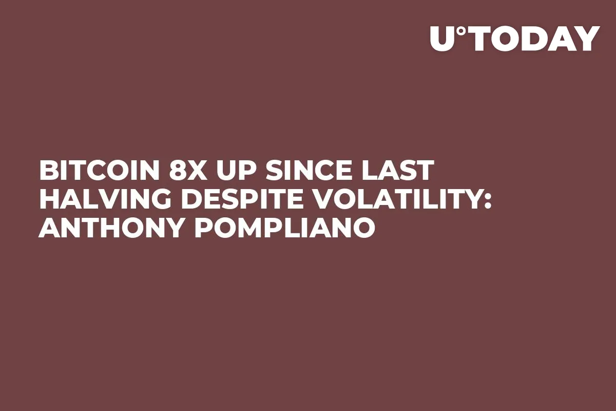 Bitcoin 8x up Since Last Halving Despite Volatility: Anthony Pompliano