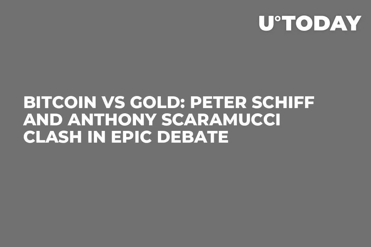 Bitcoin vs Gold: Peter Schiff and Anthony Scaramucci Clash in Epic Debate