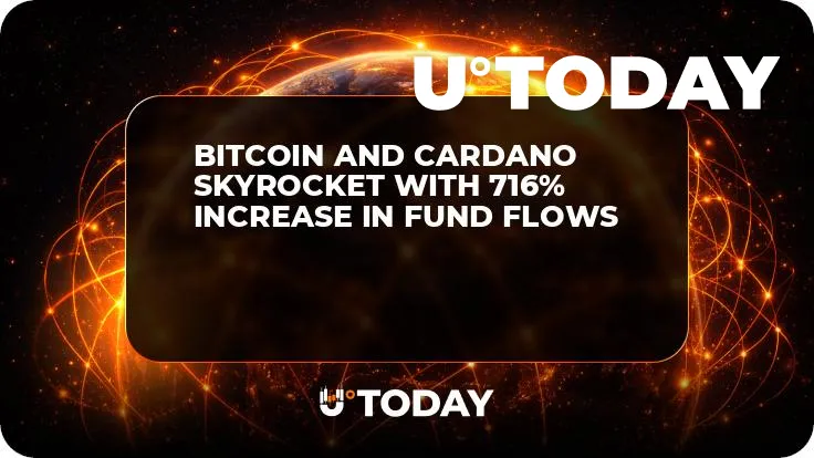 Bitcoin and Cardano Skyrocket With 716% Increase in Fund Flows