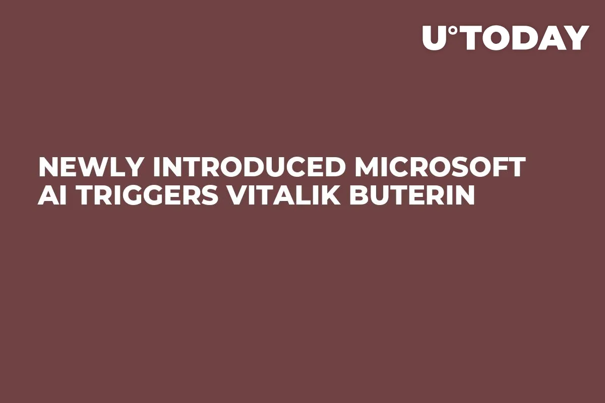 Newly Introduced Microsoft AI Triggers Vitalik Buterin