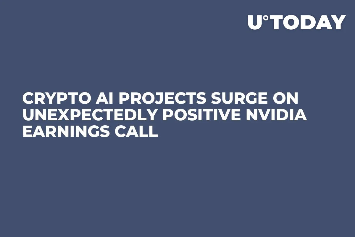 Crypto AI Projects Surge on Unexpectedly Positive NVIDIA Earnings Call