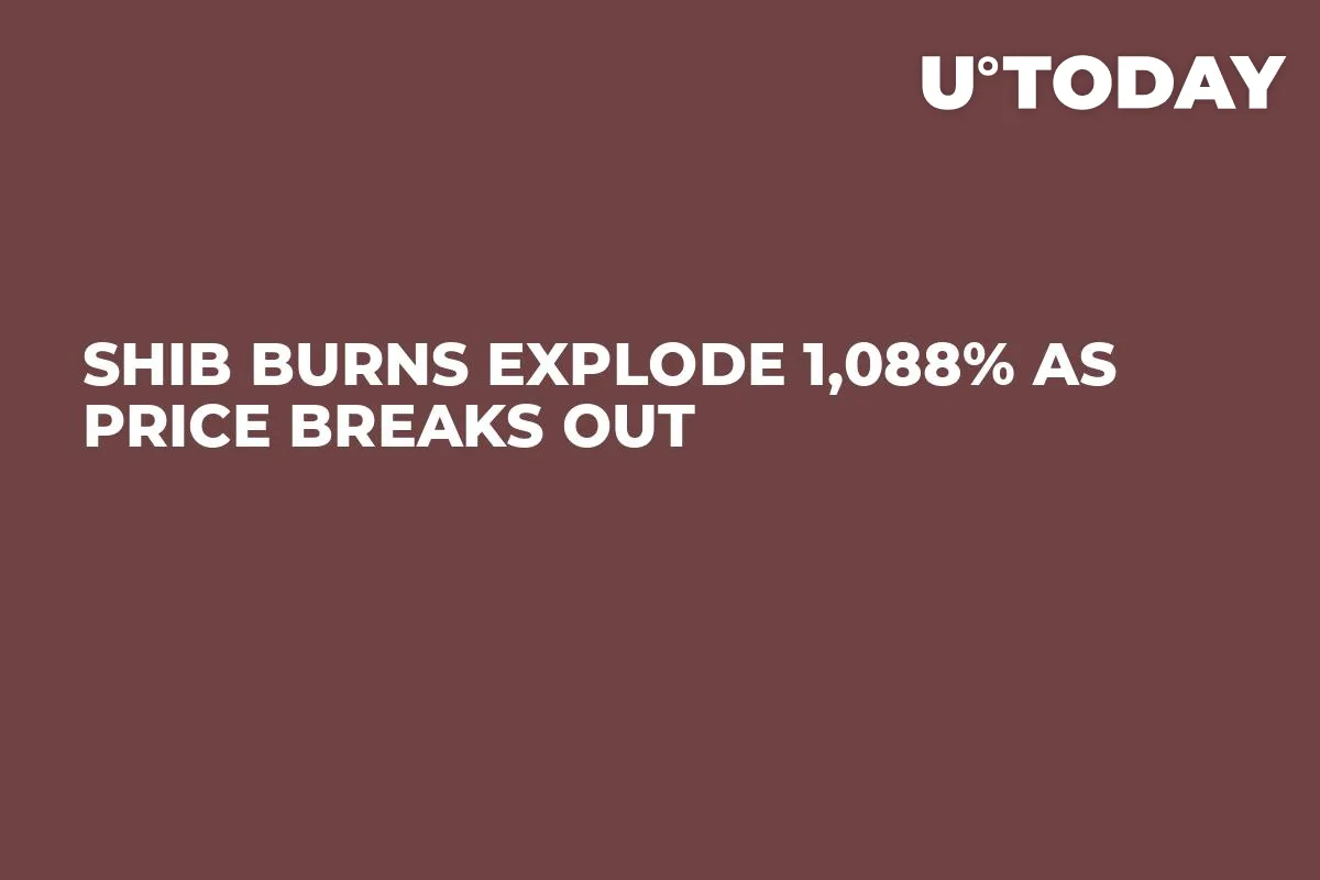 SHIB Burns Explode 1,088% as Price Breaks Out