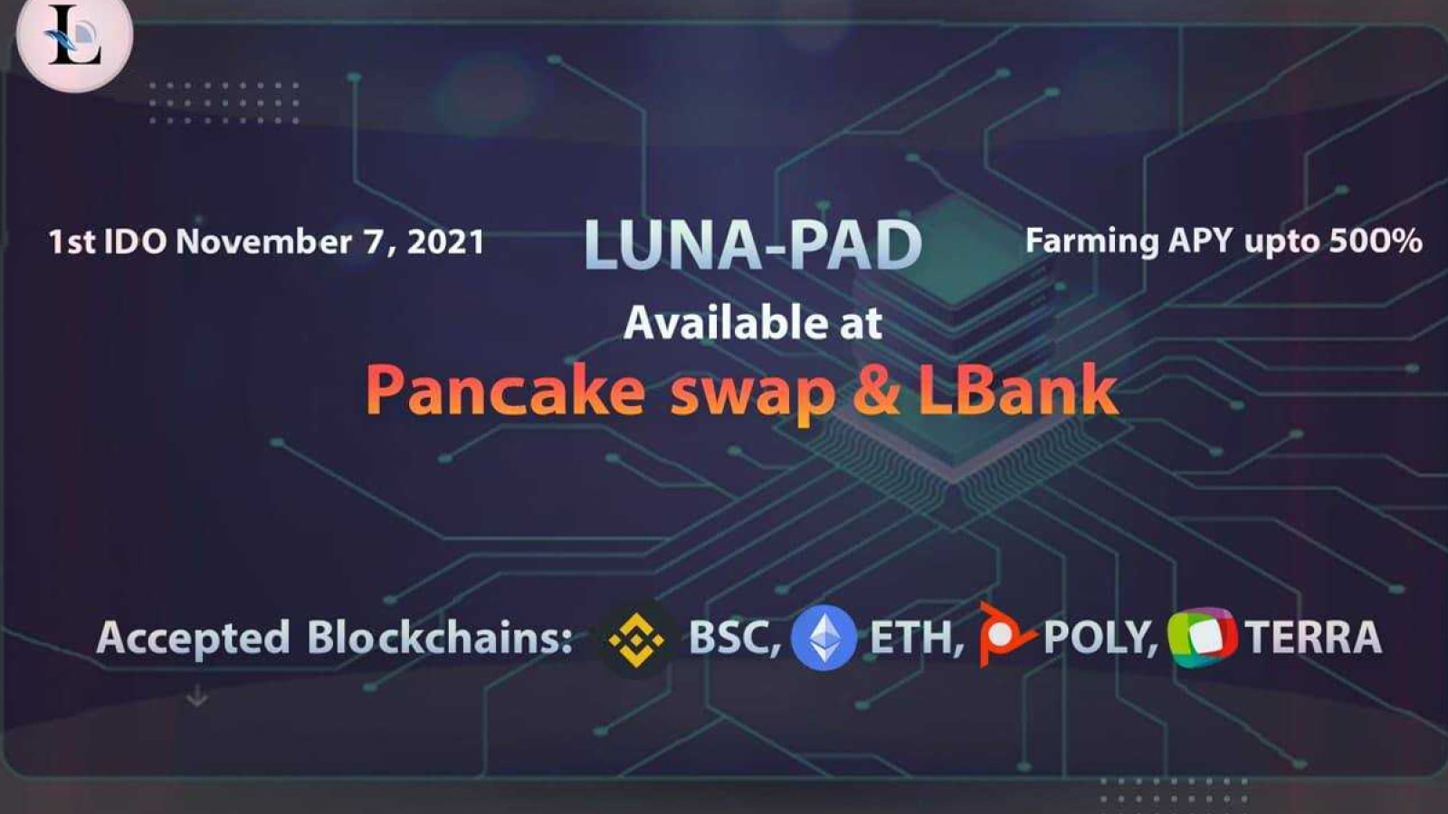 Luna-Pad Now Available on Crypto Exchange LBank