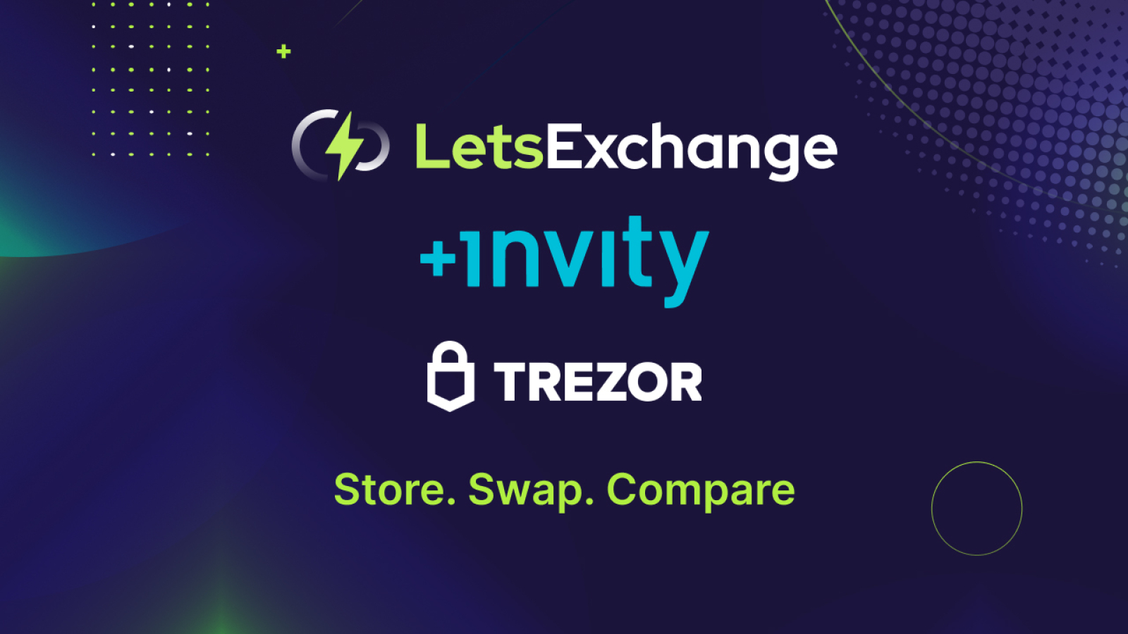 Trezor and Invity Enhance Their Crypto Exchange Functionality by Integrating With LetsExchange