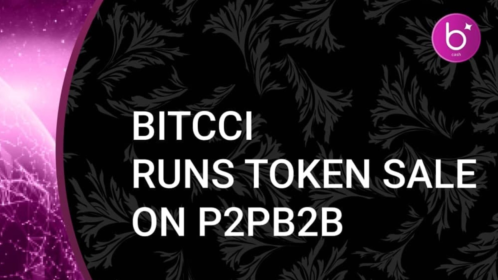 bitcci Runs Token Sale on March on P2PB2B