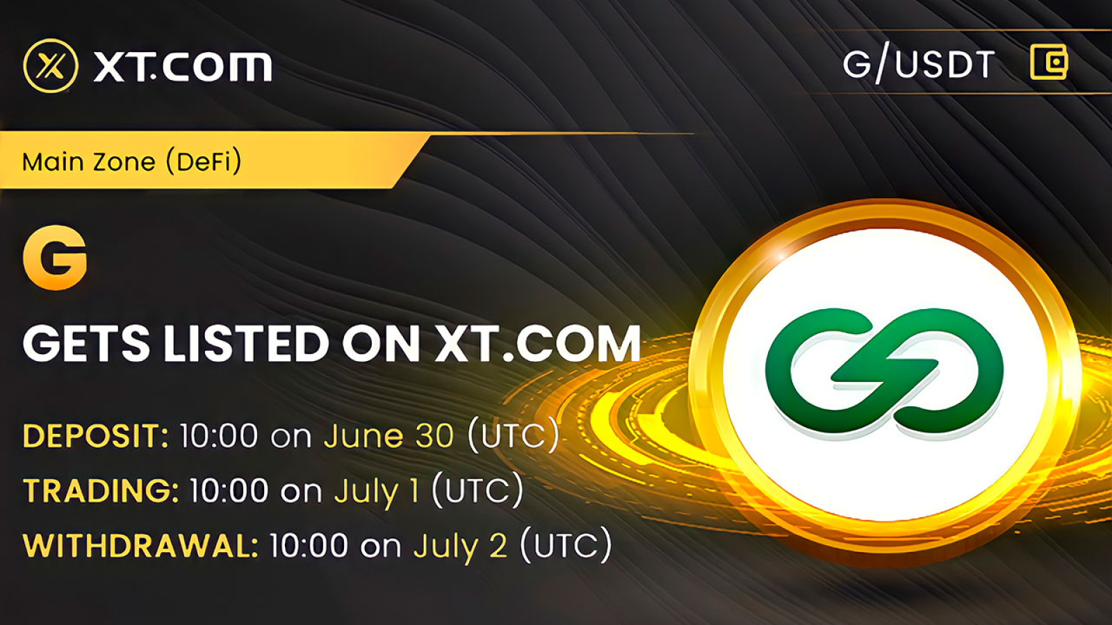 GRN (G) Gets Listed On XT.com