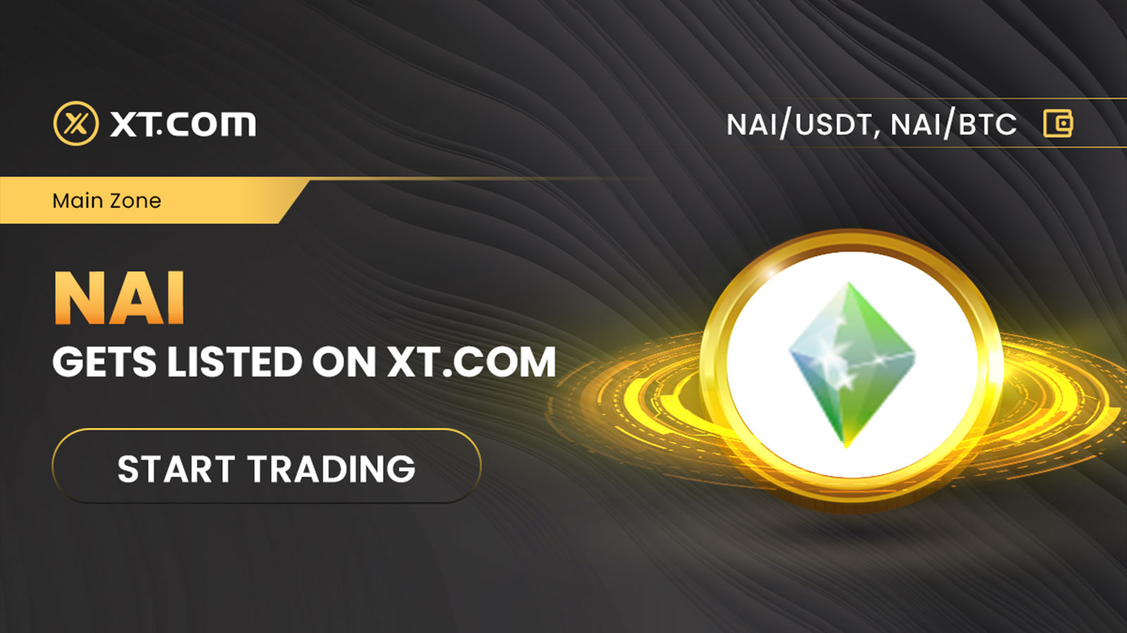 The NAI Gets Listed On XT.COM