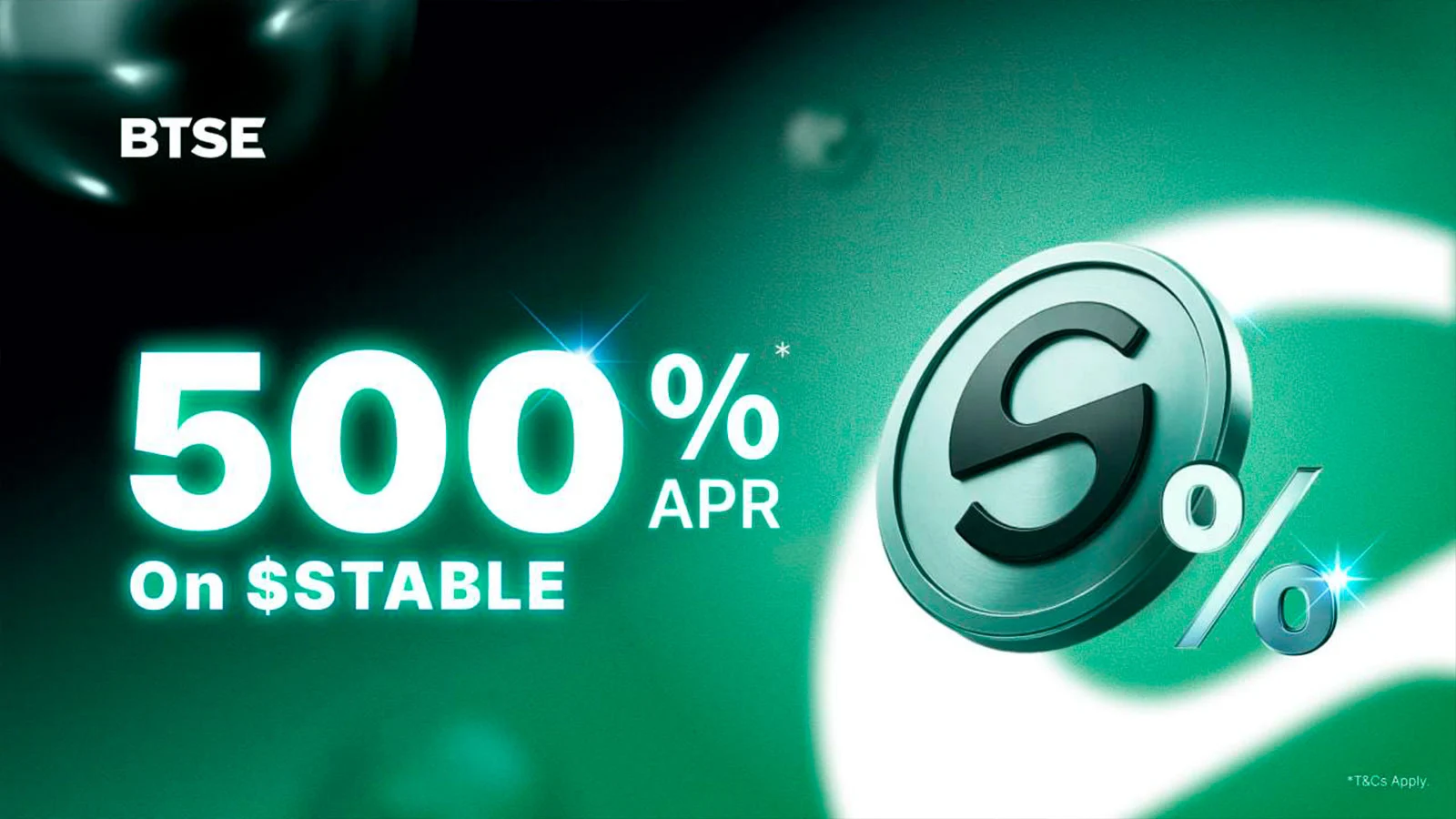 BTSE Unveils Stable Staking: A Major Initiative Offering Up to 500% APR