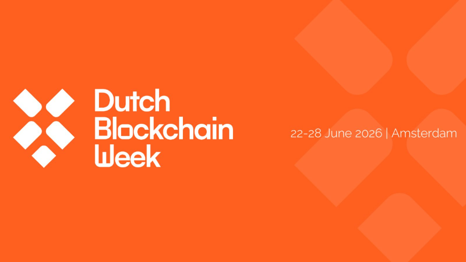 Dutch Blockchain Week 2026 builds strong momentum as leading companies confirm participation