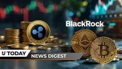 U.Today Crypto Digest: Ripple's RLUSD Eyes $1.5 Billion Milestone, BlackRock Dumps Staggering $671 Million in Bitcoin and Ethereum, XRP Hits 1,407% Liquidation Imbalance