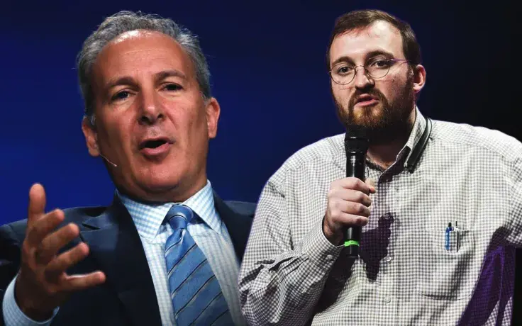 Max Keiser Sides with Peter Schiff While Bashing Cardano’s Charles Hoskinson