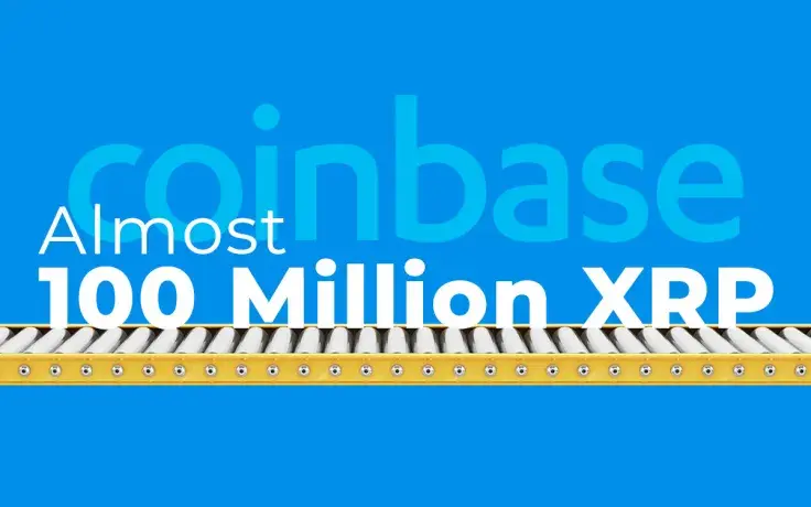 Almost 100 Million XRP Sent to Coinbase by Anonymous User