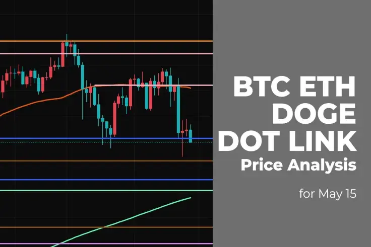 BTC, ETH, DOGE, DOT and LINK Price Analysis for May 15