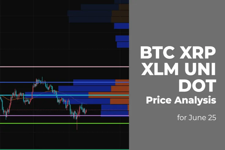 BTC, XRP, XLM, UNI and DOT Price Analysis for June 25