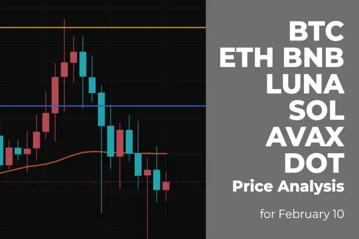 BTC, ETH, BNB, LUNA, SOL, AVAX and DOT Price Analysis for February 10