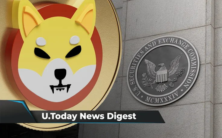 SEC Declares Its Internal Docs “Irrelevant,” SHIB-Accepting AMC Buys Gold Mine, 42 Million UST Grabbed by Whales: Crypto News Digest by U.Today