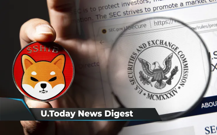 20 Billion SHIB Destroyed by Burn Portal, Solana Goes Down, SEC Attempts to Protect Hinman Emails: Crypto News Digest by U.Today