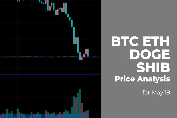 BTC, ETH, DOGE and SHIB Price Analysis for May 19
