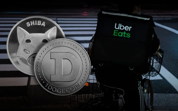Shiba Inu, Dogecoin Accepted for Payment by Food Delivery Company Uber Eats