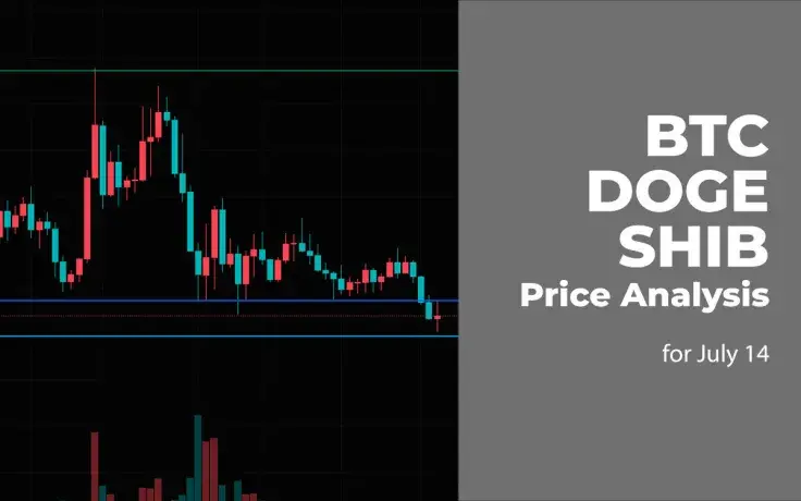 BTC, DOGE and SHIB Price Analysis for July 14