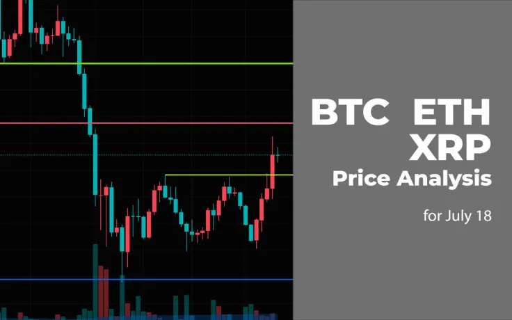 BTC, ETH and XRP Price Analysis for July 18