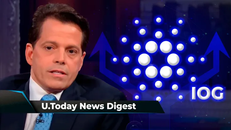 IOG Shares Vasil Hard Fork Progress, Anthony Scaramucci Admits His BTC Mistake, Cardano Hits New Uptime Milestone: Crypto News Digest by U.Today