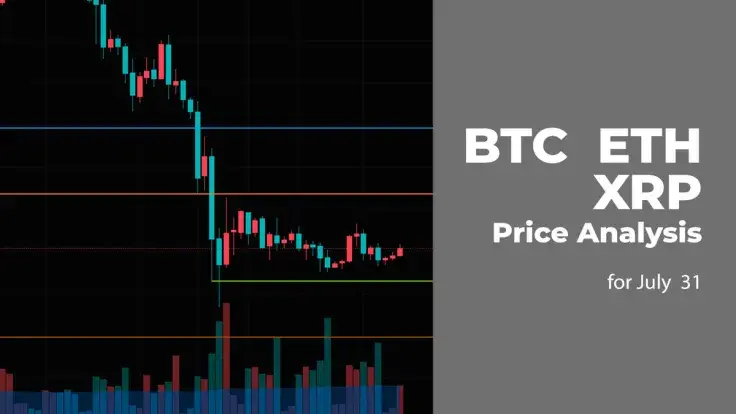 BTC, ETH and XRP Price Analysis for July 31