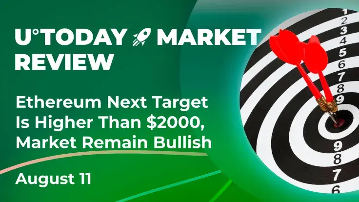 Ethereum's Next Target Higher Than $2,000, Market Remains Bullish: Crypto Market Review, August 11