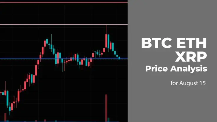 BTC, ETH and XRP Price Analysis for August 15