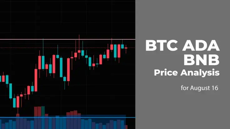 BTC, ADA and BNB Price Analysis for August 16