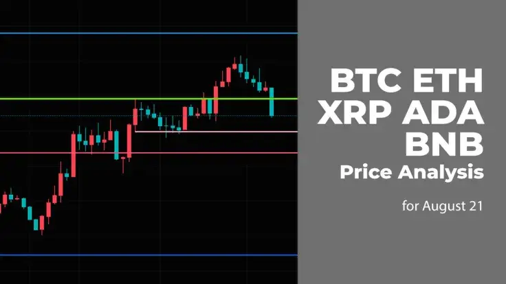 BTC, ETH, XRP, ADA and BNB Price Analysis for August 21