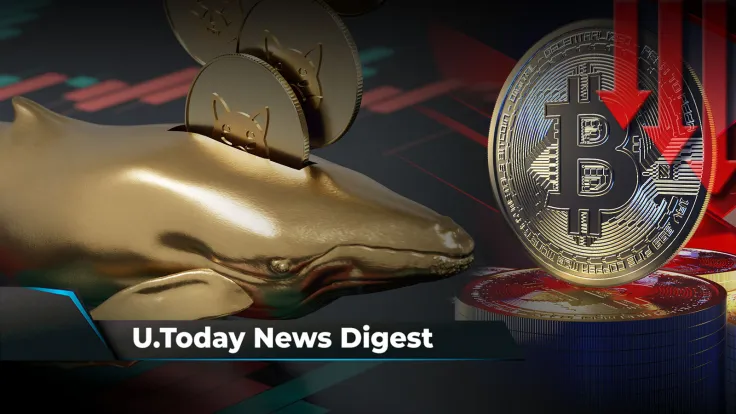 BTC Crashes to Lowest Level Since July, David Gokhshtein Explains Who Buys LUNC, Whales Buy 475 Billion SHIB Ahead of ETH Merge: Crypto News Digest by U.Today