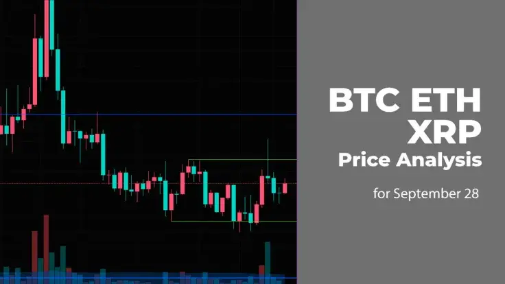 BTC, ETH and XRP Price Analysis for September 28