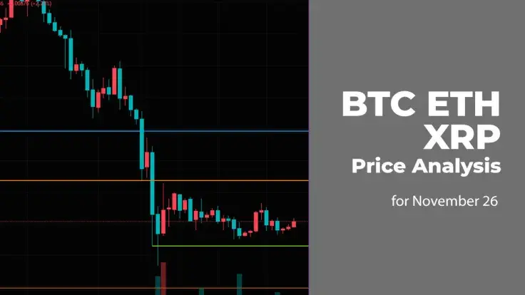 BTC, ETH, XRP Price Analysis for November 26