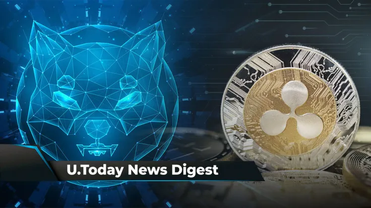 SHIB Accepted by Leading Dubai University, Ripple Settlement Rumors Back in Spotlight, This Event Marked Absolute Top for SHIB: Crypto News Digest by U.Today