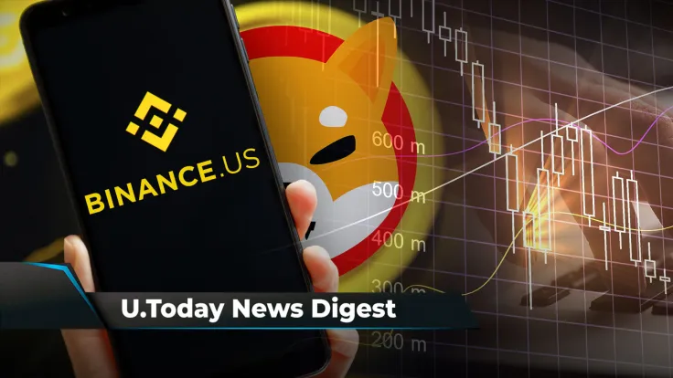 SHIB Lead Dev's Hints Led to Important Debut, New SHIB Pair Added by Binance US, 2.24 Trillion SHIB Liquidated by Bankrupt Crypto Broker: Crypto News Digest by U.Today