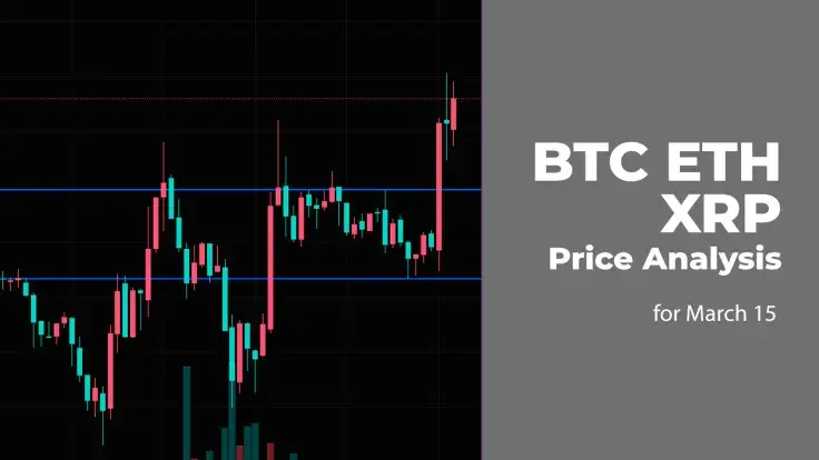BTC, ETH, and XRP Price Analysis for March 15