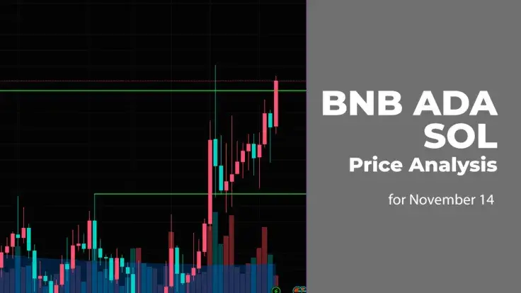 BNB, ADA and SOL Price Analysis for November 14