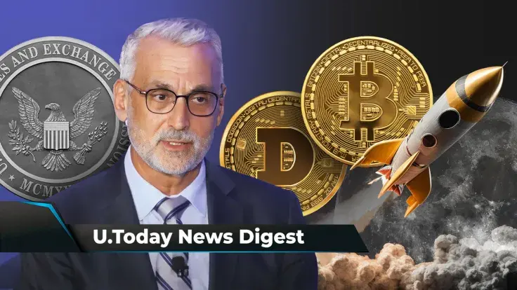 Ripple's Stuart Alderoty Claims SEC Losing Legal Battles; Physical DOGE, BTC to Head to Actual Moon This Year, Shibarium Hits New Adoption Milestone: Crypto News Digest by U.Today