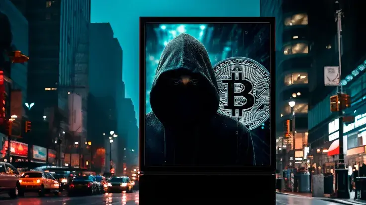 Satoshi Nakamoto 'Appears' on Times Square in New York City