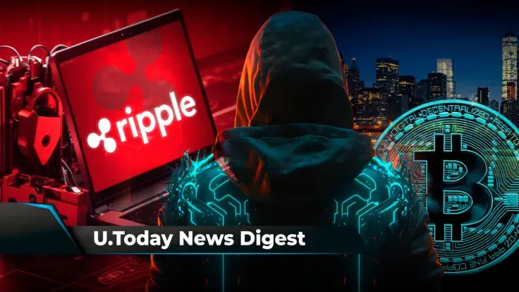 Ripple Hack Drama Takes Surprising Turn, Satoshi Nakamoto 'Appears' in Times Square in New York City, Shibarium Skyrockets 621%: Crypto News Digest by U.Today